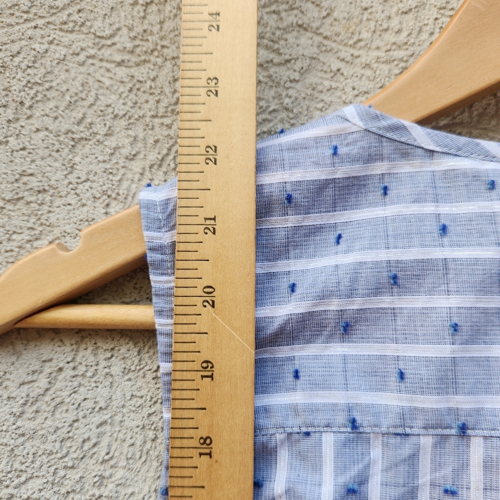 SCOTCH & SODA Girls Top Shirt Extra Large Blue Embroidery Cotton Kids NEW - Picture 8 of 11